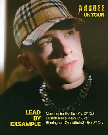 ArrDee UK Tour ArrDee at Gorilla on 11 October 2025 gig poster