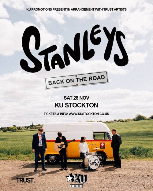 STANLEYS - BACK ON THE ROAD Stanleys at KU on 28 November 2026 gig poster