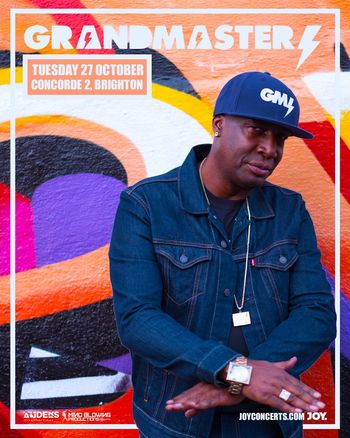 GRANDMASTER FLASH The Grandmaster at Concorde 2 on 27 October 2026 gig poster