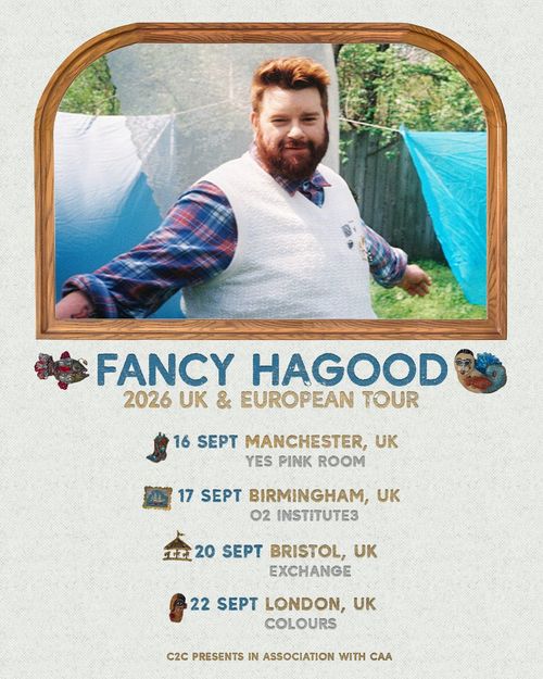 Fancy Hagood 2026 UK & European Tour Fancy Hagood september 2026 tour poster