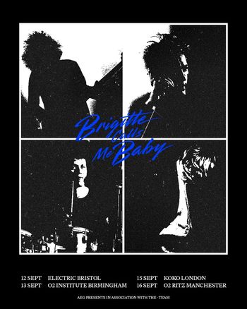 Brigitte Calls Me Baby september 2026 tour poster