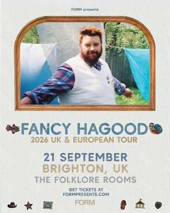 FANCY HAGOOD 2026 UK & EUROPEAN TOUR Fancy Hagood at THE FOLKLORE ROOMS on 21 September 2026 gig poster
