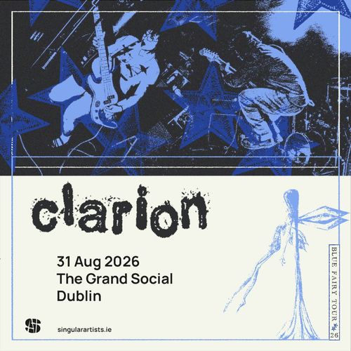 clarion at The Grand Social on 31 August 2026 gig poster