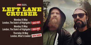 LEFT LANE CRUISER may 2026 tour poster