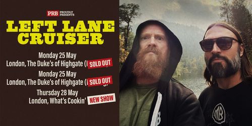 LEFT LANE CRUISER may 2026 tour poster