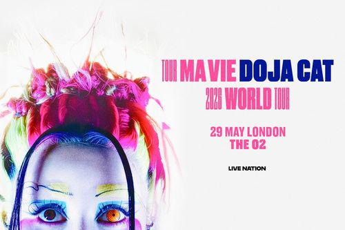 DOJA CAT 2023 WORLD TOUR Doja Cat at The O2 on 29 May 2026 gig poster