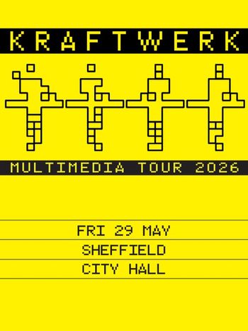 KRAFTWERK - MULTIMEDIA TOUR 2026 Kraftwerk at City Hall on 29 May 2026 gig poster