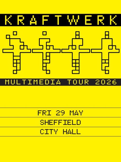 KRAFTWERK - MULTIMEDIA TOUR 2026 Kraftwerk at City Hall on 29 May 2026 gig poster