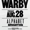 WARBY gig poster