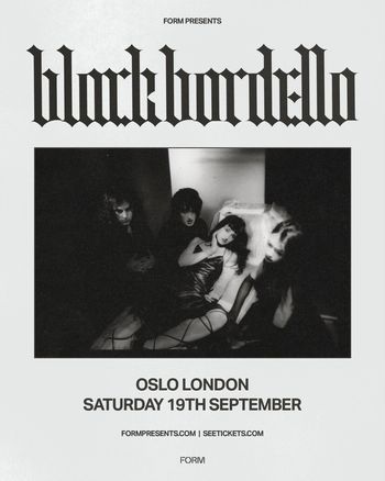 blackbordello at Oslo on 19 September 2026 gig poster