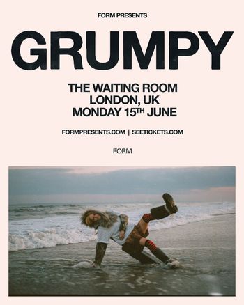 GRUMPY at THE WAITING ROOM on 15 June 2026 gig poster