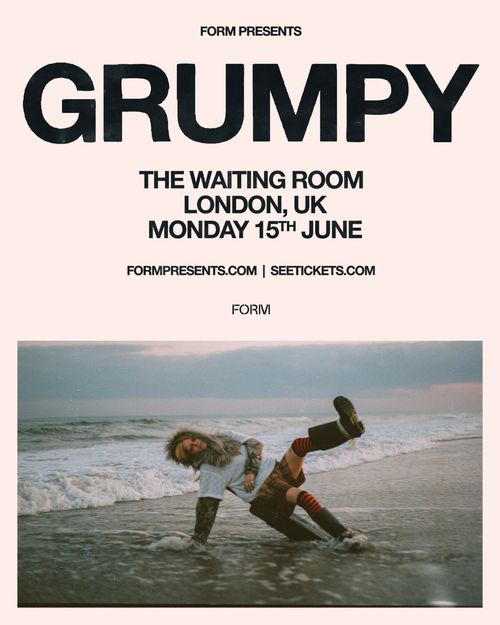 GRUMPY at THE WAITING ROOM on 15 June 2026 gig poster