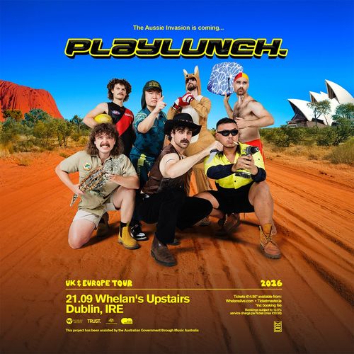 PLAYLUNCH. Playlunch at Whelan's Upstairs on 21 September 2026 gig poster