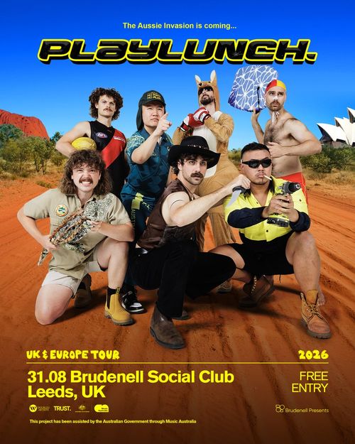 PLAYLUNCH at Brudenell Social Club on 31 August 2026 gig poster