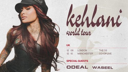 kehlani world tour ODEAL, WASEEL, Kehlani december 2026 tour poster
