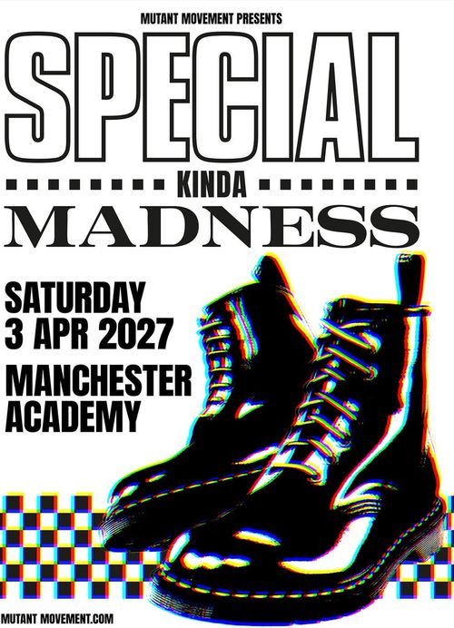 SPECIAL KINDA MADNESS at Academy on 3 April 2027 gig poster