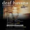 deaf havana CELEBRATING 15 YEARS OF FOOLS AND WORTHLESS LIARS Deaf Havana, The Dangerous Summer, REACH FOR THE SUN gig poster