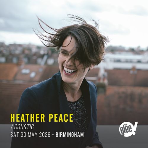 HEATHER PEACE at The Glee on 30 May 2026 gig poster