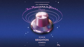 GENA - The Pleasure is Yours Tour Karriem Riggins, Gena at Komedia on 25 August 2026 gig poster