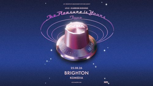 GENA - The Pleasure is Yours Tour Karriem Riggins, Gena at Komedia on 25 August 2026 gig poster