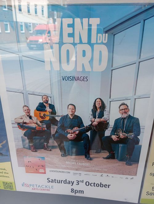 Le Vent du Nord - Voisinages Le Vent du Nord at Ropetackle Arts Centre on 3 October 2026 gig poster