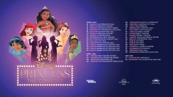 Disney Princess The Concert at Pavilion on 27 March 2027 gig poster
