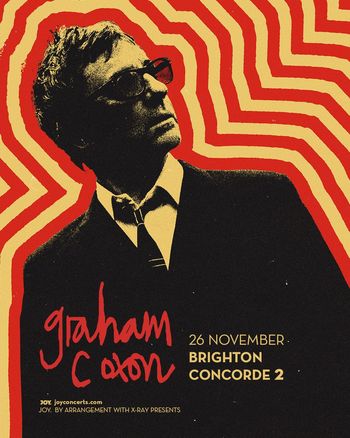 graham coxon at Concorde 2 on 26 November 2026 gig poster