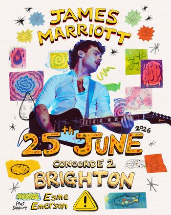 JAMES MARRIOTT Esme Emerson at Concorde 2 on 25 June 2026 gig poster