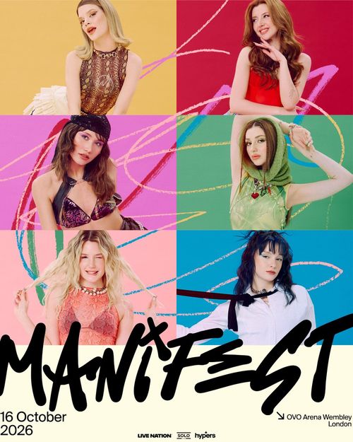 MANIFEST at OVO Arena Wembley on 16 October 2026 gig poster