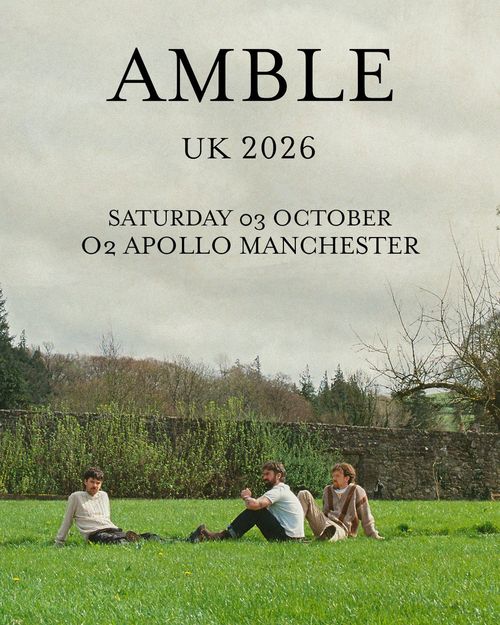 AMBLE at O2 Apollo Manchester on 3 October 2026 gig poster