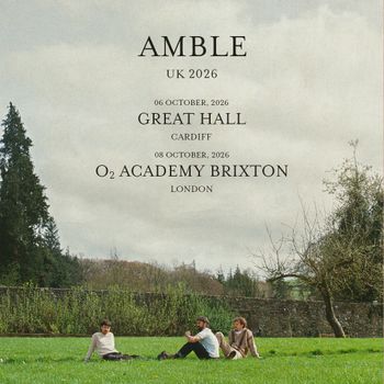 AMBLE UK 2026 Amble october 2026 tour poster