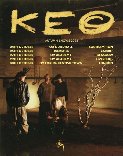 KEO AUTUMN SHOWS 2026 Keo october 2026 tour poster
