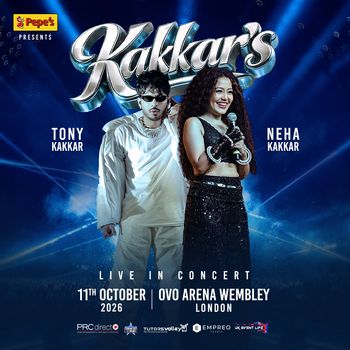 Kakkar's Live In Concert Neha Kakkar, Tony Kakkar at OVO ARENA WEMBLEY on 11 October 2026 gig poster