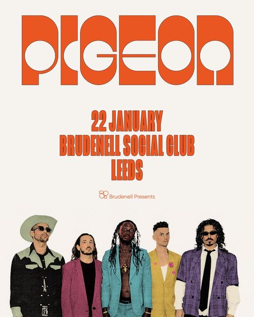 PIGEON at Brudenell Social Club on 22 January 2026 gig poster
