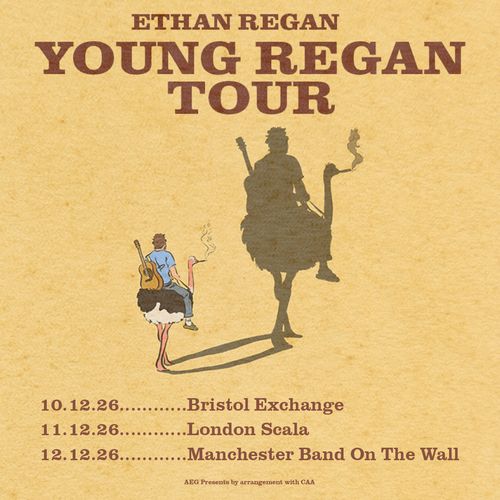 Ethan Regan Young Regan Tour Ethan Regan december 2026 tour poster