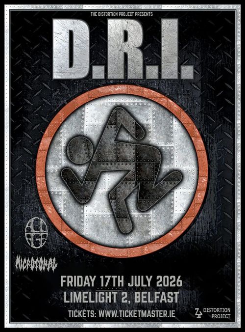D.R.I. MICROGORE, Acid Age at Limelight 2 on 17 July 2026 gig poster