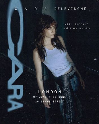 Cara Delevingne Yunè Pinku [DJ Set] june 2026 tour poster