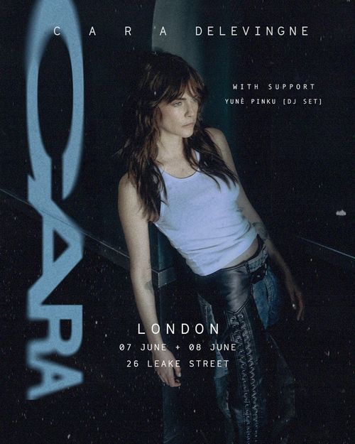 Cara Delevingne Yunè Pinku [DJ Set] june 2026 tour poster