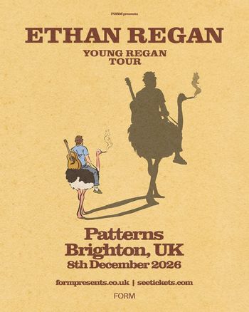 ETHAN REGAN - YOUNG REGAN TOUR Ethan Regan at Patterns on 8 December 2026 gig poster