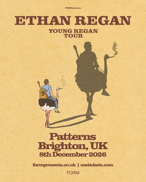 ETHAN REGAN - YOUNG REGAN TOUR Ethan Regan at Patterns on 8 December 2026 gig poster