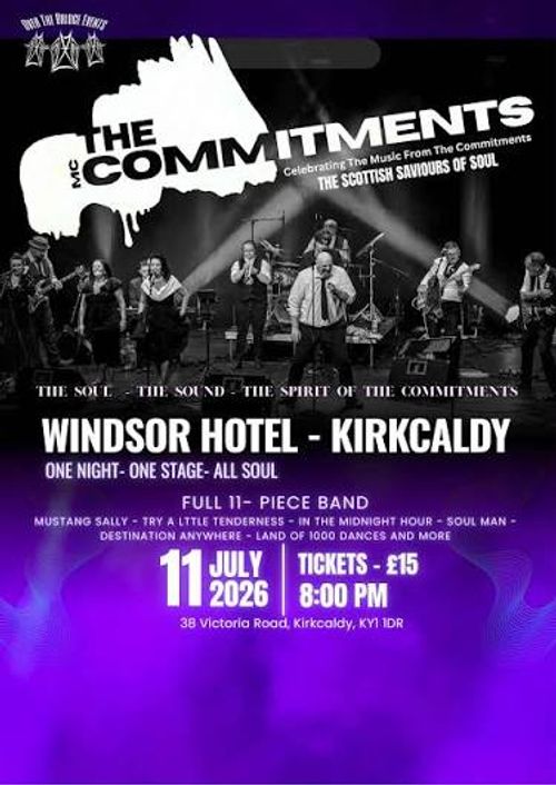 THE COMMITMENTS at Windsor Hotel on 11 July 2026 gig poster