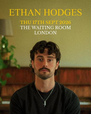 ETHAN HODGES at THE WAITING ROOM on 17 September 2026 gig poster