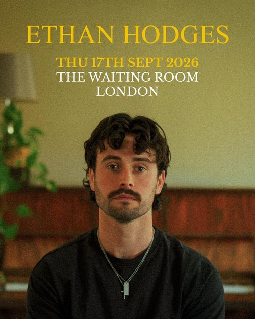 ETHAN HODGES at THE WAITING ROOM on 17 September 2026 gig poster