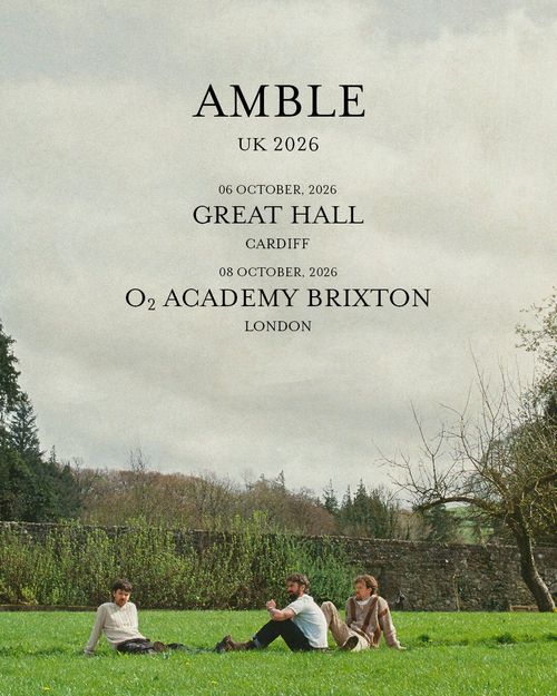AMBLE UK 2026 Amble october 2026 tour poster