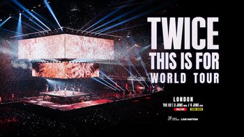 TWICE THIS IS FOR WORLD TOUR TWICE june 2026 tour poster