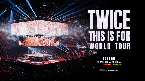 TWICE THIS IS FOR WORLD TOUR TWICE june 2026 tour poster