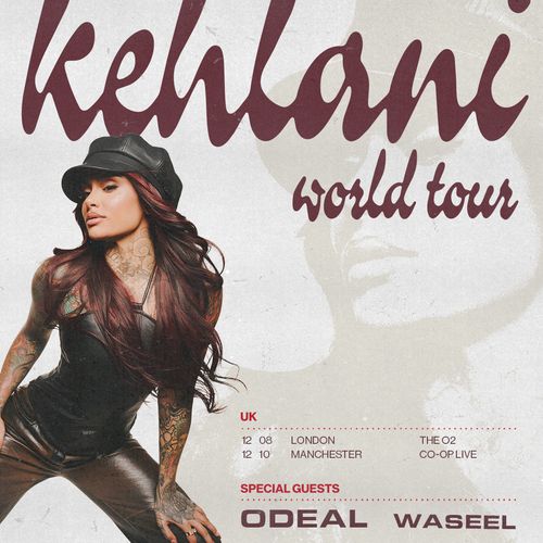 Kehlani world tour Kehlani august 2026 to october 2026 tour poster