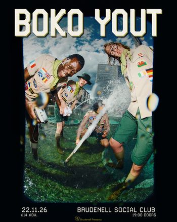 BOKO YOUT at BRUDENELL SOCIAL CLUB on 22 November 2026 gig poster