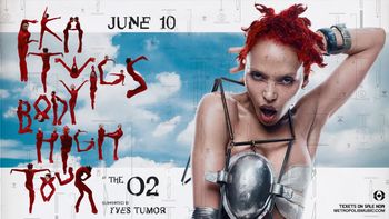 EKA TWIGS BODY HIGH TOUR Yves Tumor, EKA TWIGS at O2 on 10 June 2026 gig poster