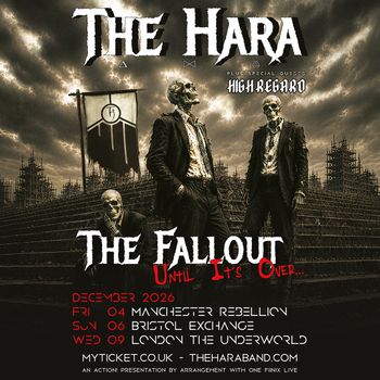 The Hara High Regaro december 2026 tour poster
